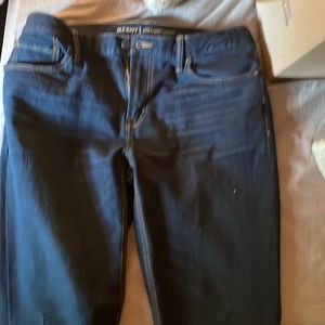 Mens old navy straight dark wash jeans 33x32